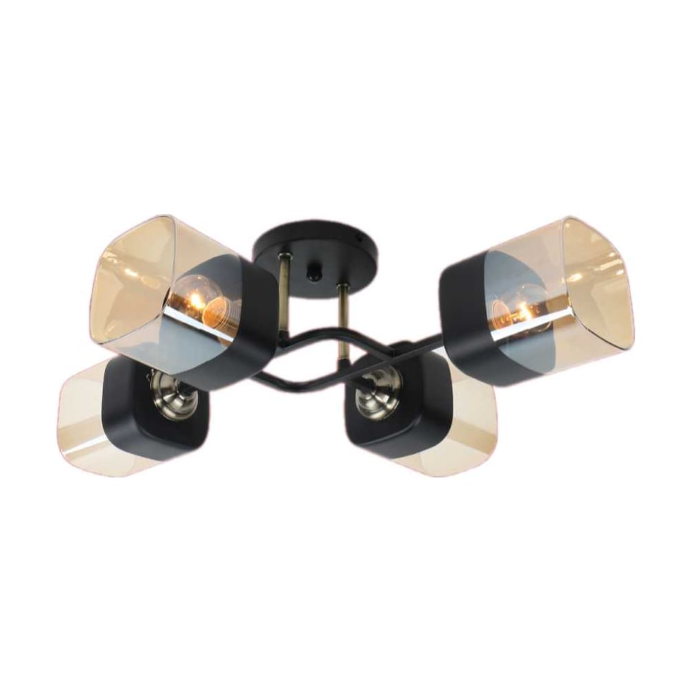 Изображение товара Потолочный светильник IN HOME AURA TESO-BL-4E27 540x430x150 черный золото