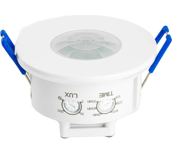 Изображение товара Датчик движения FERON и освещенности 1200W 8m 120(гориз.) 360(верт.) белый, SEN55, 51519