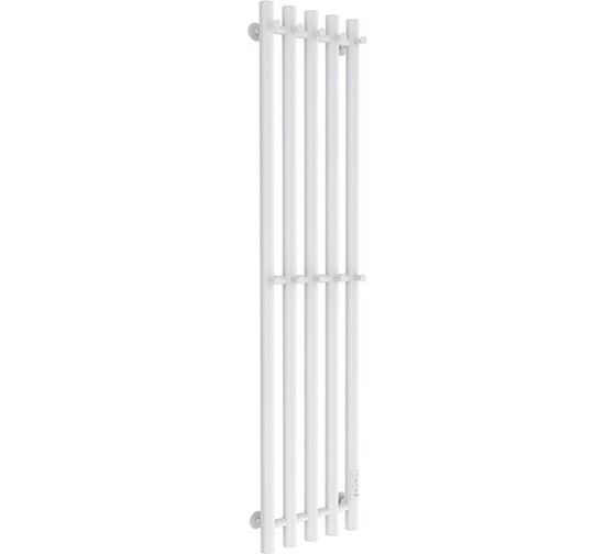 Изображение товара Полотенцесушитель электрический Melodia della vita Blues Ferrum 120х27, П5, 10 крючков, белый MTRBEF12027wt 22627