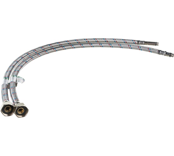 Изображение товара Гибкая подводка для смесителя Профсан ПСМ 60 см., 1/2-М10 пара PS-FMF60