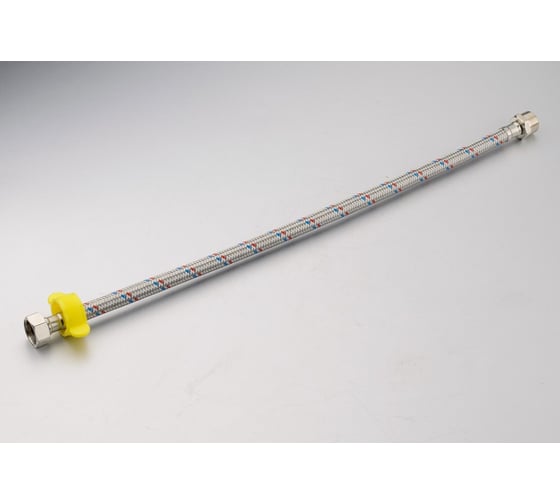 Изображение товара Подводка гибкая для воды Профсан ПСМ 100 см., гайка-штуцер 1/2-1/2 PS-FM100