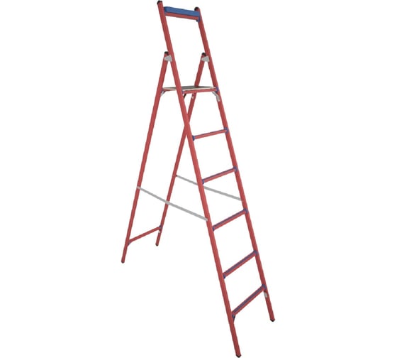 Изображение товара Диэлектрическая стеклопластиковая стремянка с симметричной опорой Антиток ССД-2.0 413786