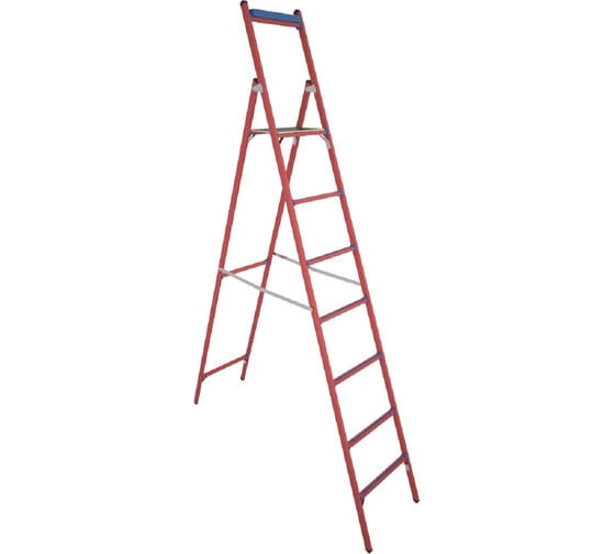 Изображение товара Диэлектрическая стеклопластиковая стремянка с симметричной опорой Антиток ССД-2.3 299507