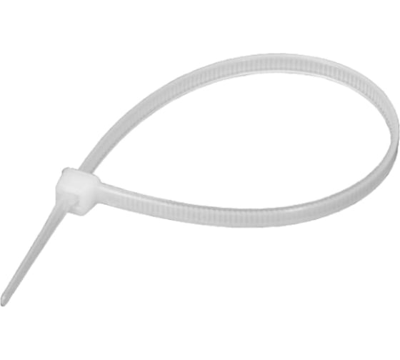 Изображение товара Кабельная стяжка ЦКИ белая, 140х3.6 полиамид, уп. 100 шт. 62196