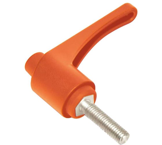 Изображение товара Рычаг зажимной EMES с внешней резьбой резьбой оранжевый PKCT781230