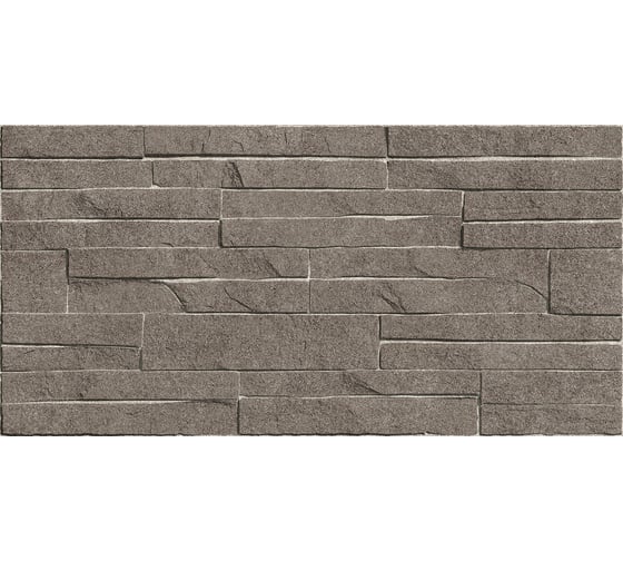 Изображение товара Плитка облицовочная рельефная AlmaCeramica Discover 249x500x8, 1,1205м2 графит TWU2550DCV24
