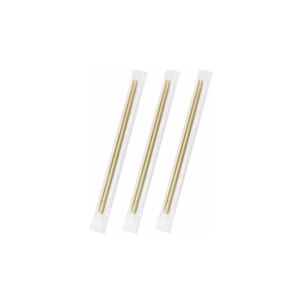 Изображение товара Бамбуковые палочки для суши ОФИСМАГ 21 см, 100 пар прозрачная упаковка