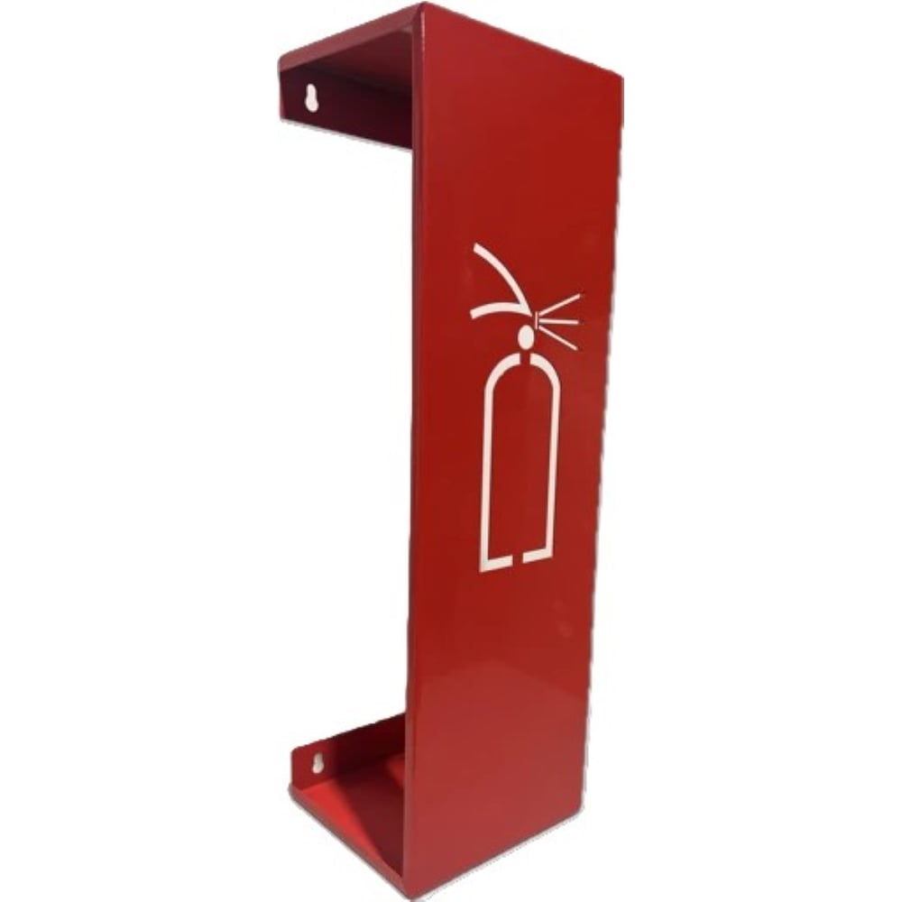 Изображение товара Настенная подставка под огнетушитель Карелпожлиния красная 550х170х170 мм