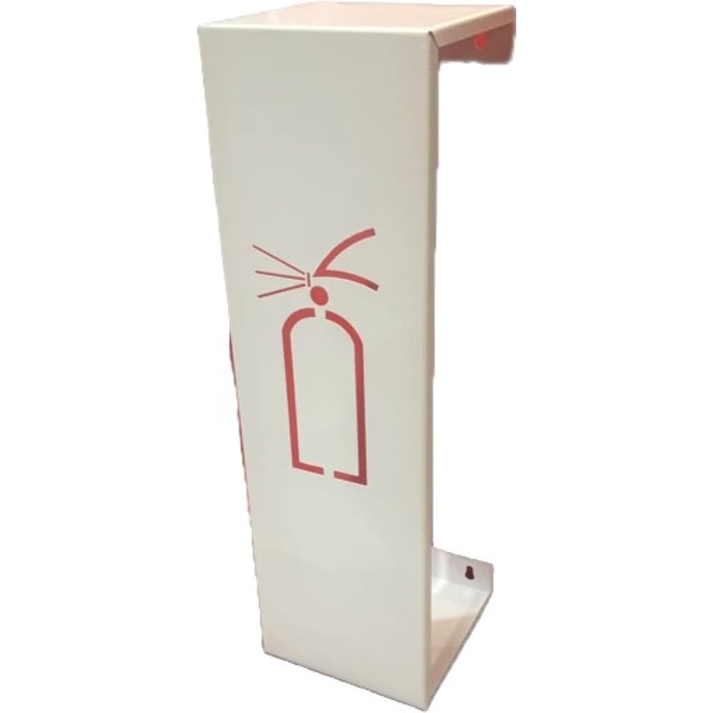 Изображение товара Настенная подставка под огнетушитель Карелпожлиния белая 550х170х170 мм