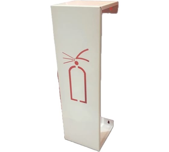 Изображение товара Настенная подставка под огнетушитель Карелпожлиния белая, (550х170х170) НФ-00001583