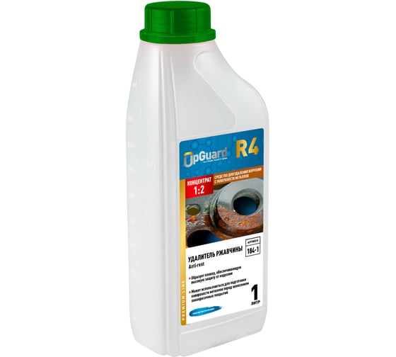 Изображение товара Удалитель ржавчины UPGUARD R4 ANTI-RUST 1 л, концентрат 1:2 184-1