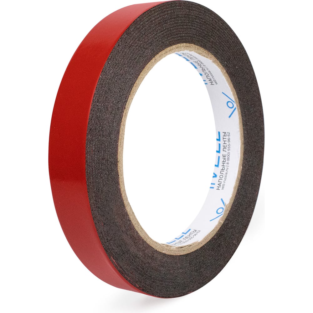 Изображение товара Лента двухсторонняя пенополиэтиленовая Vell 12 мм х 5 м, черная