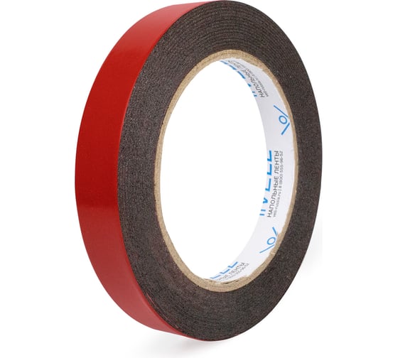 Изображение товара Клейкая лента двухсторонняя Vell ППЭ 12 мм х 5 м, черная 1376536