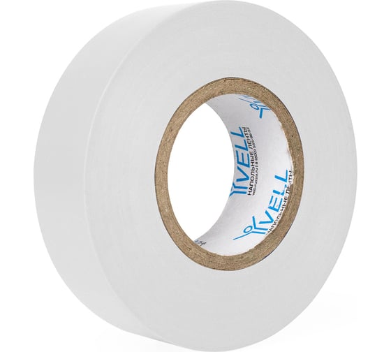 Изображение товара Изолента ПВХ Vell белая, 19 мм х 20 м 1376521