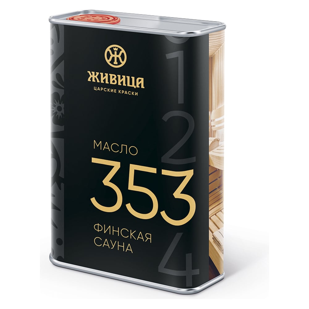 Изображение товара Масло Живица 353 Финская Сауна Ультра 1л для пропитки древесины