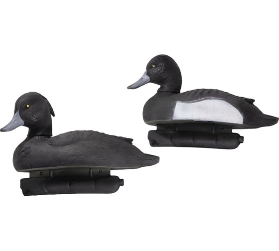 Изображение товара Муляж "Утки" WMC TOOLS пластмассовая с поворотной головой для пруда декоративного(к-т 2шт)(15х19х28см,цвет:черный, черный/белый) WMC-TG6004021/2 шт к-т/(48888)