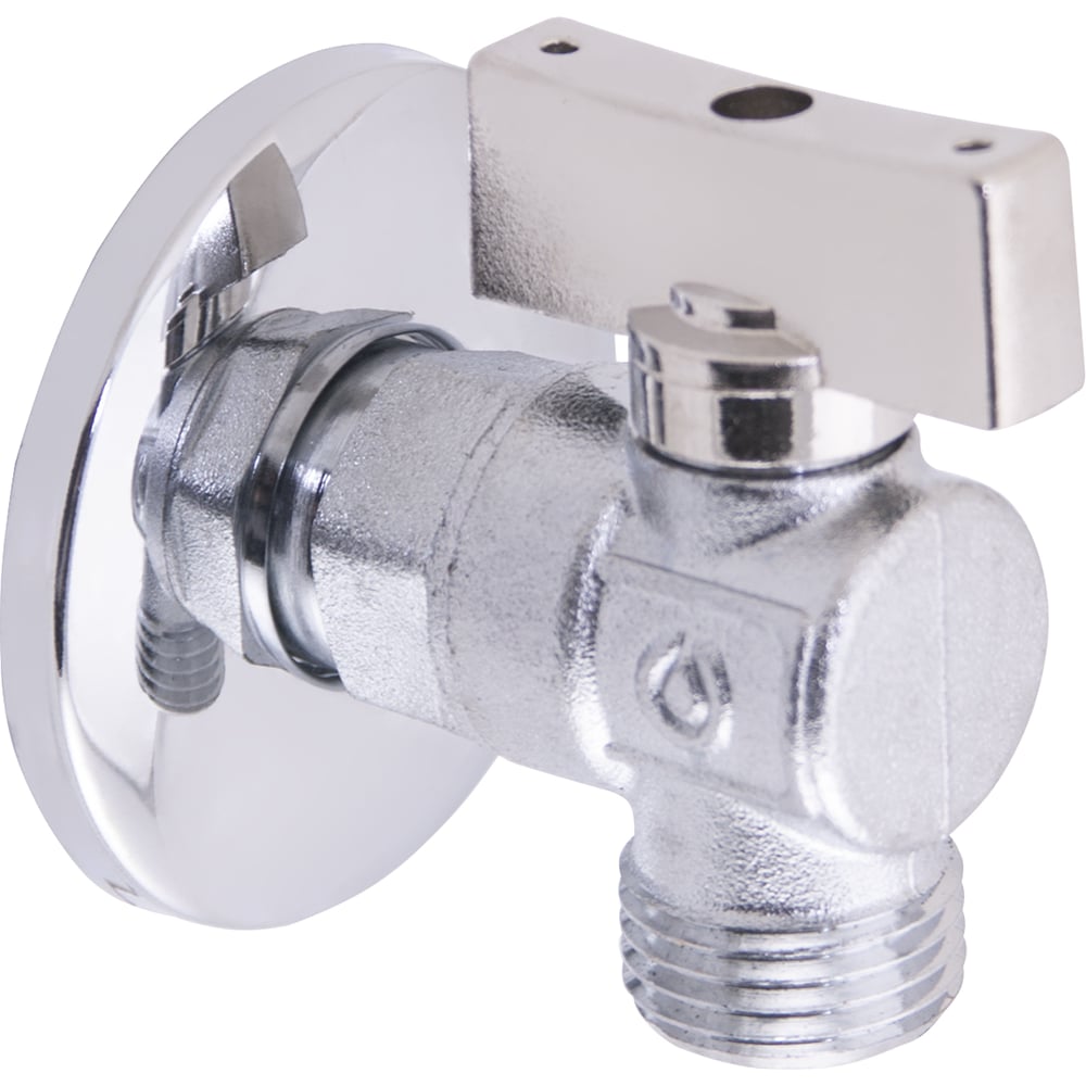 Изображение товара Кран шаровой угловой Gappo 1/2x3/4 для бытовых водопроводных систем