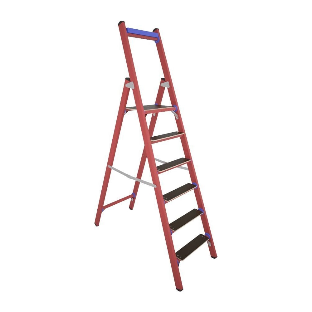 Изображение товара Стеклопластиковая стремянка 3.2 м профессиональная с симметричной опорой