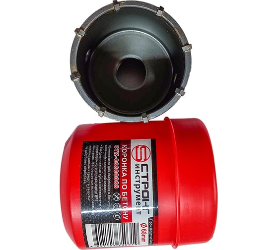 Изображение товара Коронка SDS-Max по бетону буровая в сборе 68 мм для перфоратора Strong СTК-06800068