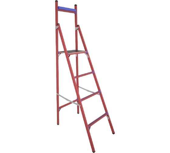 Изображение товара Диэлектрическая стеклопластиковая стремянка с вертикальной опорой Антиток СВД-1.5 305051