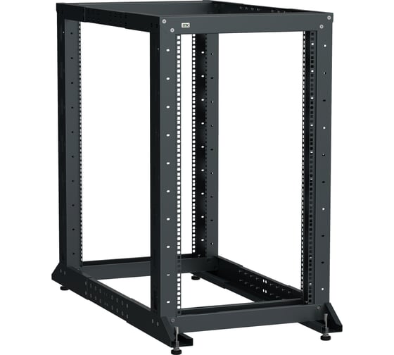 Изображение товара Стойка двухрамная ITK LINEA F 42U 600х600-1000мм черная LF05-42U61-2GM