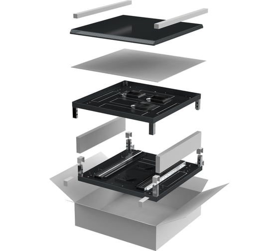 Изображение товара Комплект основание и крыша ITK LINEA N 600х800мм для шкафа 28-47U черный LN05-XXX68-Y