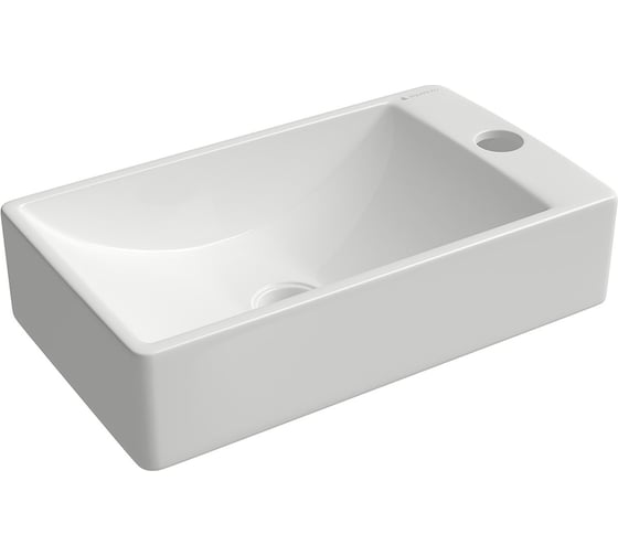 Изображение товара Мини-раковина правая прямоугольная Aqueduto AQD PEQUENO 220*380, белый глянцевый PEQR0210