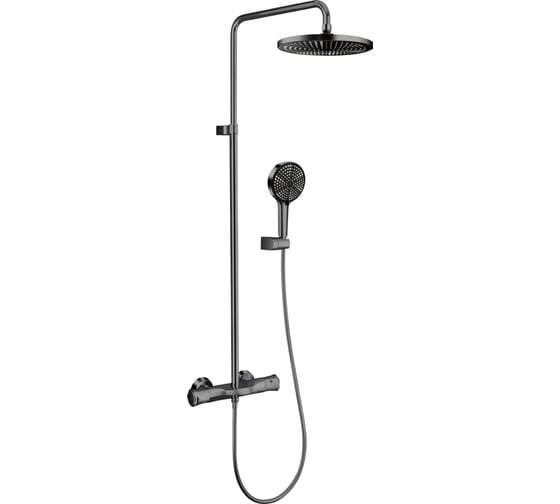 Изображение товара Душевая система Milleau Double H (gun metal) MLHi223PDD-GM