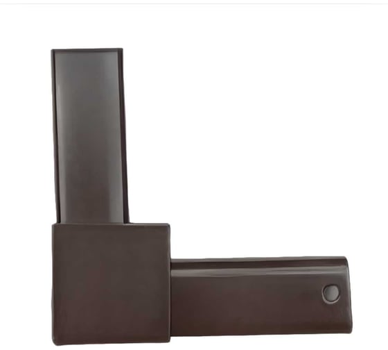 Изображение товара Соединительный уголок Метизик металл 32 мм усиленный, коричневый 6232.05-1