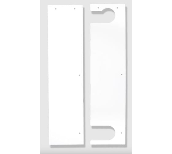 Изображение товара Комплект боковин для экрана ООО СКП белые БРЧ-003Б