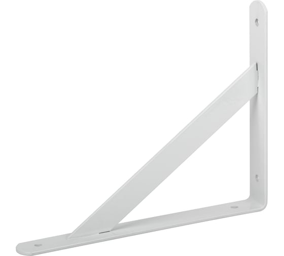 Изображение товара Усиленный уголок-кронштейн FIT белый, 250х200 мм 66086