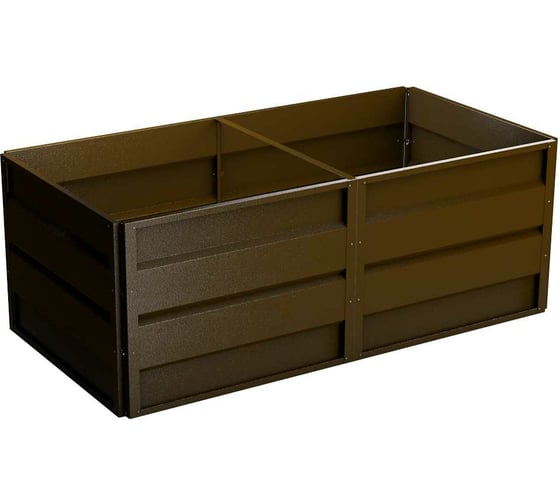 Изображение товара Готовая грядка Delta-Park GW 1х2 м, коричневая 30011_GW12Br