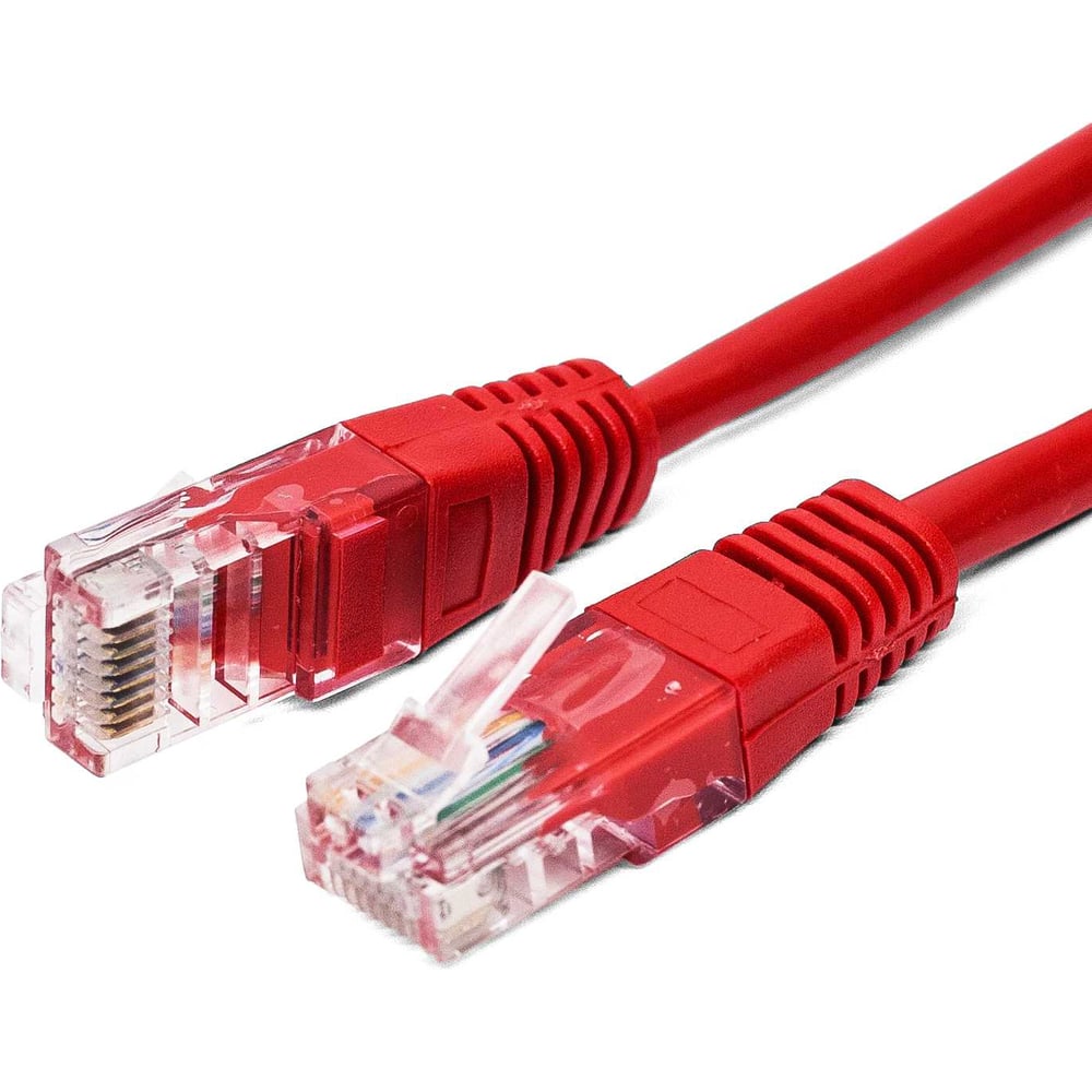 Изображение товара Кабель патч-корд Filum U/UTP 6 кат. 0.5м 26AWG(7x0.16 мм), чистая медь, LSZH, красный FL-U6-C-LSZH-0.5M-R