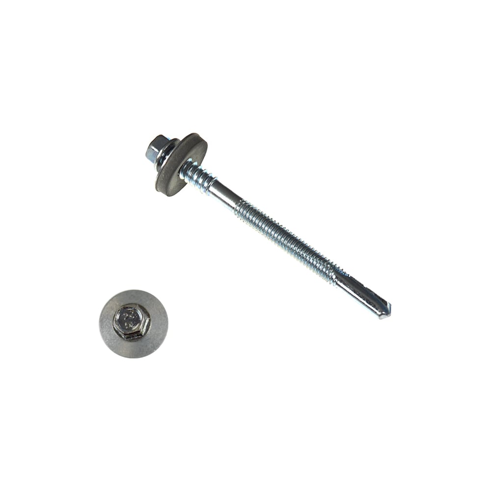 Изображение товара Саморез для с/панелей КРЕП-КОМП удлинённое сверло 15 мм 6,3/5,5х75 шт