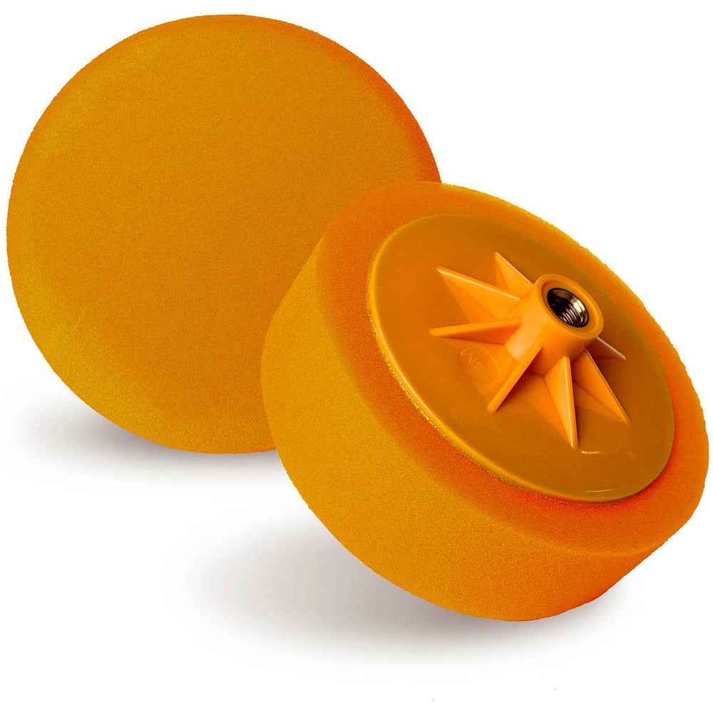 Изображение товара Полировальник средний ZIPLAB оранжевый, 150мм, толщина 50мм, крепление М14, 90506