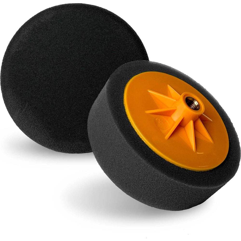 Изображение товара Мягкий полировальник ZIPLAB черный 150 мм, поролон, М14, 90507