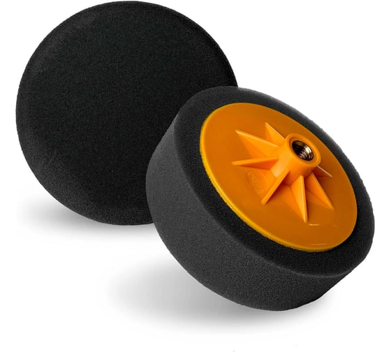 Изображение товара Полировальник мягкий ZIPLAB черный, 150мм, толщина 50мм, крепление М14, 90507