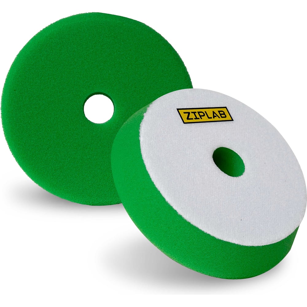 Изображение товара Полировальник твердый ZIPLAB зеленый 150мм на липучке