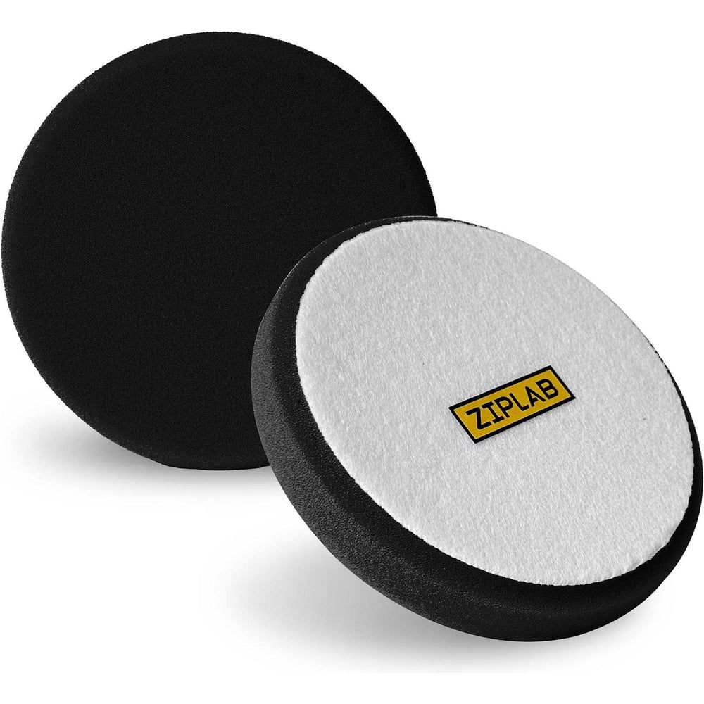 Изображение товара Полировальник мягкий ZIPLAB черный 150 мм, 25 мм, на липучке, 90503