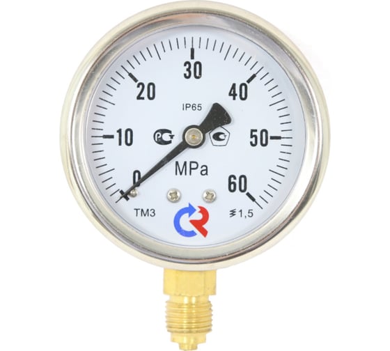 Изображение товара Виброустойчивый манометр РОСМА ТМ-320Р.00 (0-0.25МПа) ДК63 G1/4, класс точности 1.5 D070-03710