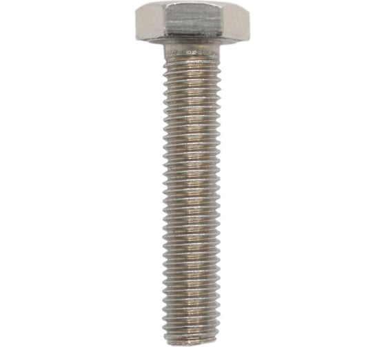 Изображение товара Болт с полной резьбой FIXATOP M8х40 нерж. сталь A2, DIN 933, блистер, 5 шт. 00000016202