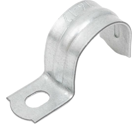 Изображение товара Скоба металлическая Gigant однолапковая СМО 16-17 мм с/о оцинк. 100шт GMB-1/1617O