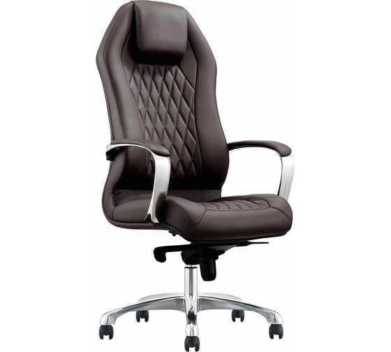 Изображение товара Кресло BRABIX PREMIUM Aurus EX-705 мультиблок, алюминий, экокожа, коричневое 532929