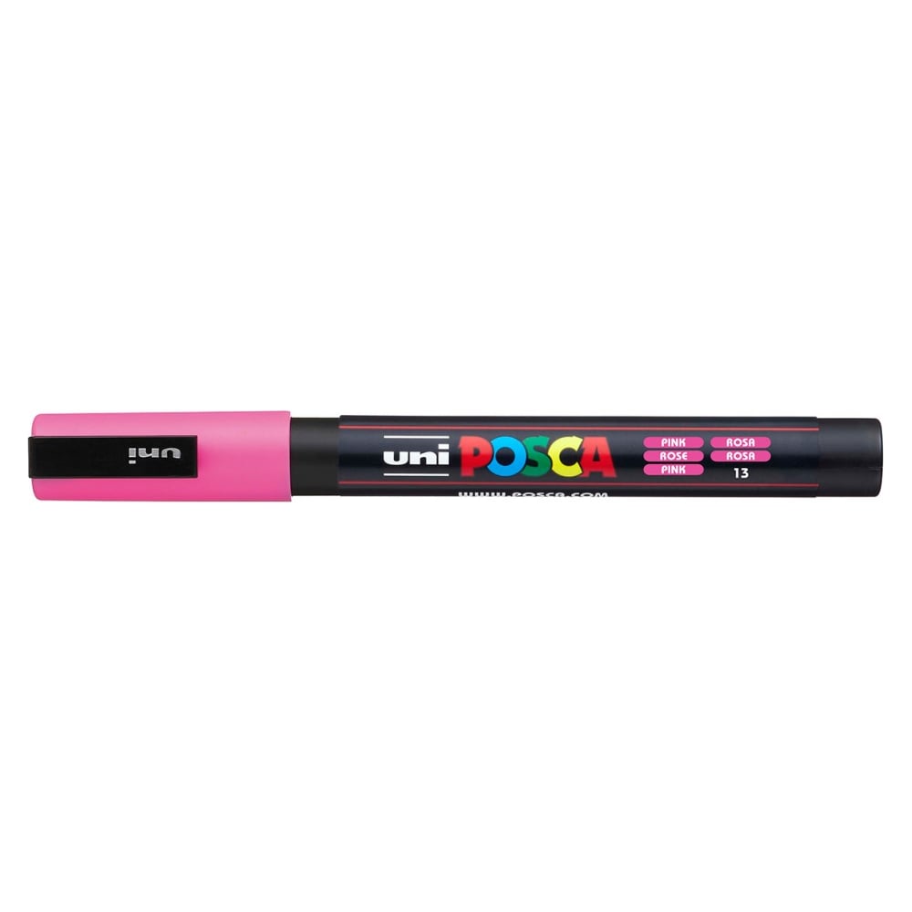 Художественный акриловый маркер UNI, цвет розовый 149549 POSCA PC-3M - фото 1