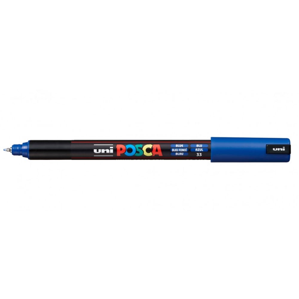 Художественный акриловый маркер UNI, цвет синий 149669 POSCA PC-1MR - фото 1
