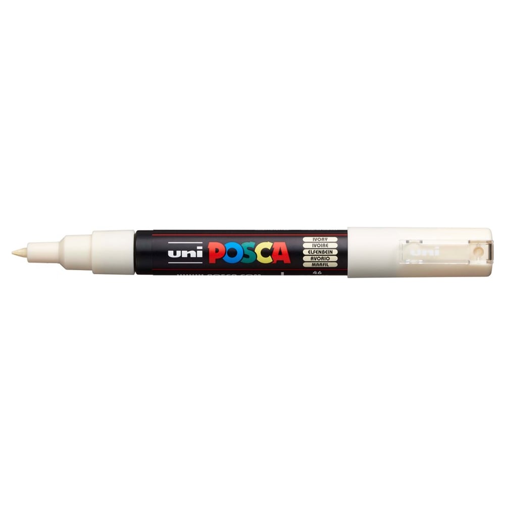 Художественный акриловый маркер UNI, цвет слоновая кость 149656 POSCA PC-1M - фото 1