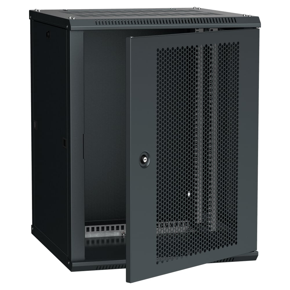 Изображение товара Шкаф ITK LINEA W 15U 600x600 мм дверь перфорированная, RAL9005 LWR5-15U66-PF