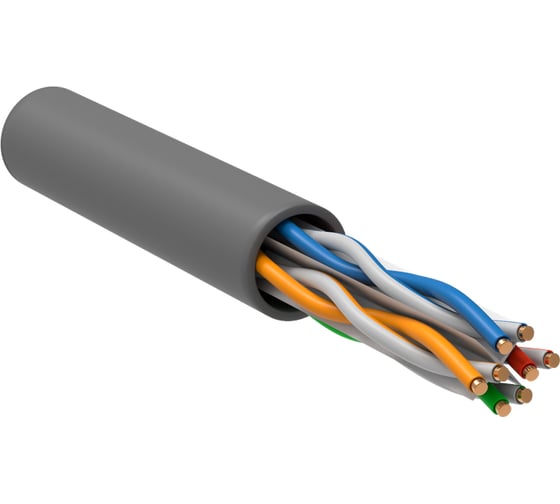 Изображение товара Витая пара ITK U/UTP кат.6 4х2х23AWG PVC серый (305м) РФ/Т LC1-C604-111-T-R
