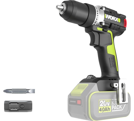 Изображение товара Аккумуляторная дрель-шуруповерт WORX Professional WU182X.9