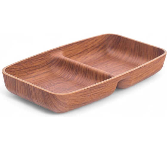 Изображение товара Менажница Attribute MADERA NOCHE 2 секции, прямоугольная APM195